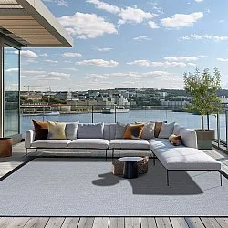 Teppich für innen und außen - Sortelha (schwarz)