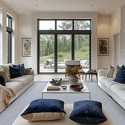 Teppich für innen und außen - Sortelha (blau)