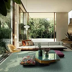 Teppich für innen und außen - Thurman (grün)