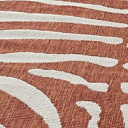 Rund Teppich - Indoor/Outdoor Winona (orange)