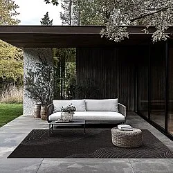 Teppich für innen und außen - Zelmare (schwarz)