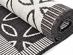 Teppich für innen und außen - Dewey (schwarz)
