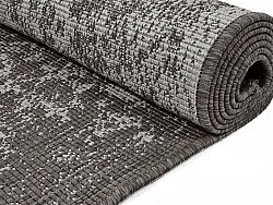 Teppich für innen und außen - Ellstin (schwarz)