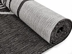 Teppich für innen und außen - Raylan (schwarz)