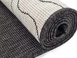 Teppich für innen und außen - Zelmare (schwarz)