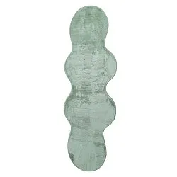 Tapis de Couloir Ondulé - Aranga Super Soft Fur (vert)