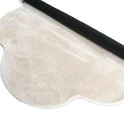 Runder Wellen-Teppich - Aranga Super Soft Fur (beige)