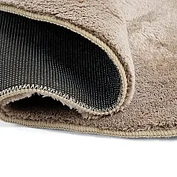 Tapis Rond Ondulé - Aranga Super Soft Fur (marron)