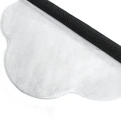 Tapis Rond Ondulé - Aranga Super Soft Fur (blanc)