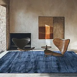 Viskose-teppich - Jodhpur Special Luxury Edition (blau)