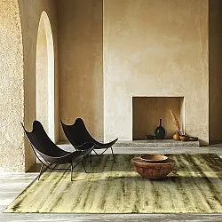 Viskose-teppich - Jodhpur Special Luxury Edition (grün)