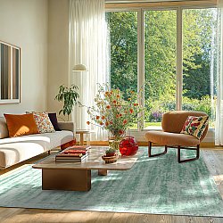 Viskose-teppich - Jodhpur Special Luxury Edition (türkis)