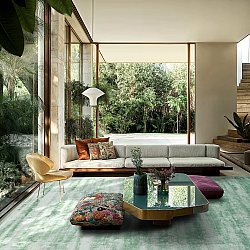 Viskose-teppich - Jodhpur Special Luxury Edition (türkis)