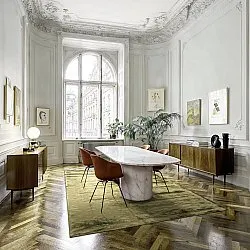 Viskose-teppich - Jodhpur Special Luxury Edition (olivgrün)