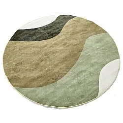 Tapis rond - Barcelona (marron)