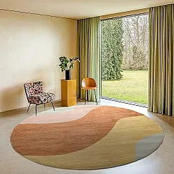 Rund Teppich - Barcelona (sekt)