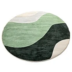 Rund Teppich - Barcelona (grün)