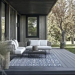 Tapis Intérieurs/Extérieurs - Brussels Ocean (bleu)