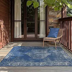 Teppich für innen und außen - Brussels Weave (blau)