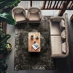 Teppich für innen und außen - Brussels Weave (schwarz)