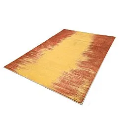 Tapis Wilton - Cara (orange/jaune)