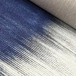 Wilton-Teppich - Cara (weiß/dunkelblau)