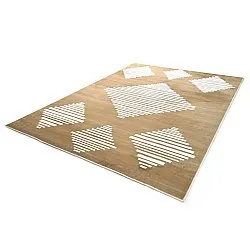 Wilton-Teppich - Carmen (braun/weiß)