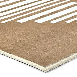 Wilton-Teppich - Carmen (braun/weiß)