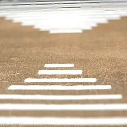 Wilton-Teppich - Carmen (braun/weiß)