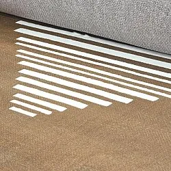 Wilton-Teppich - Carmen (braun/weiß)