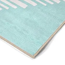 Wilton-Teppich - Carmen (hellblau/weiß)