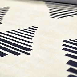 Wilton-Teppich - Carmen (creme/schwarz)