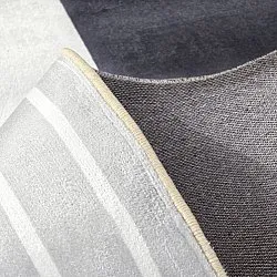 Wilton-Teppich - Delft (weiß/grau/schwarz)