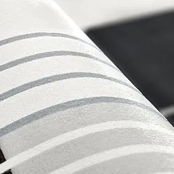 Wilton-Teppich - Delft (weiß/grau/schwarz)