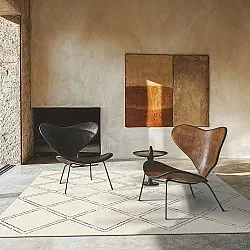 Teppich für innen und außen - Brussels Diamond (weiß)