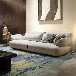 Tapis Wilton - Dolmio (bleu/multi)