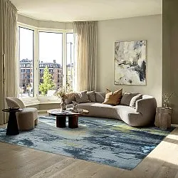 Wilton-Teppich - Dolmio (schwarz/gelb)