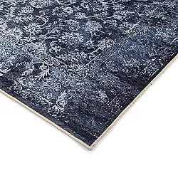 Tapis Wilton - Flowers (bleu)