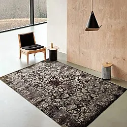 Wilton-Teppich - Flowers (braun)