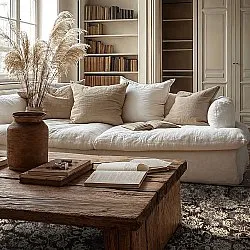 Wilton-Teppich - Flowers (braun)