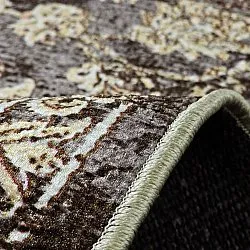 Wilton-Teppich - Flowers (braun)