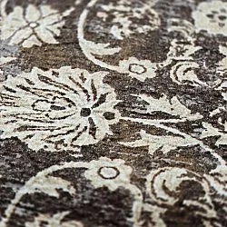 Wilton-Teppich - Flowers (braun)