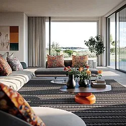 Tapis Intérieurs/Extérieurs - Geiranger (noir)