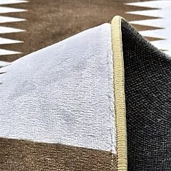 Tapis Wilton - Gobi (marron/blanc)