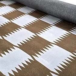 Tapis Wilton - Gobi (marron/blanc)