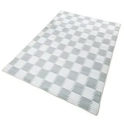 Wilton-Teppich - Gobi (grau/weiß)