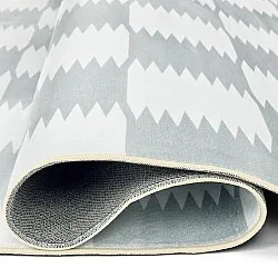 Wilton-Teppich - Gobi (grau/weiß)