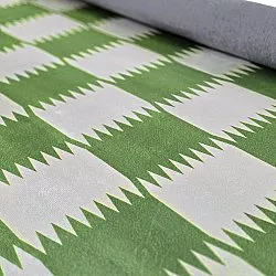 Wilton-Teppich - Gobi (grün/weiß)