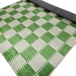 Wilton-Teppich - Gobi (grün/weiß)