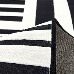 Wilton-Teppich - Joma (schwarz/weiß)